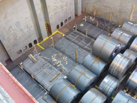 Expertise de bobines en cale à Fos