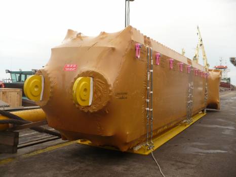 Expertise chargement colis lourd à Fos