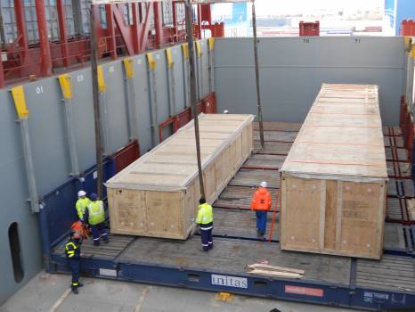 Expertise d'un chargement de caisse