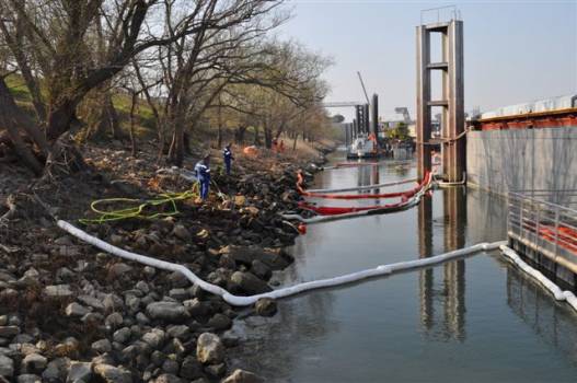 Expertise pour pollution sur le Rhône