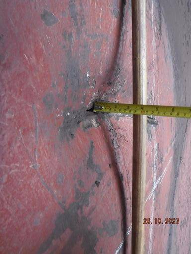 Expertise suite à un choc dans la cale d'un navire de commerce à Caronte dans les Bouches du Rhône