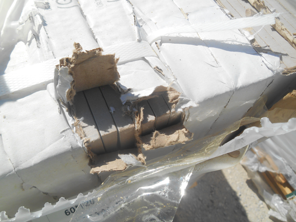 Expertise transport – Dalles en céramique endommagées – Le Mees | Assistance assurance