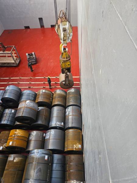 Réalisation d'un Tally à bord d'un navire de commerce.