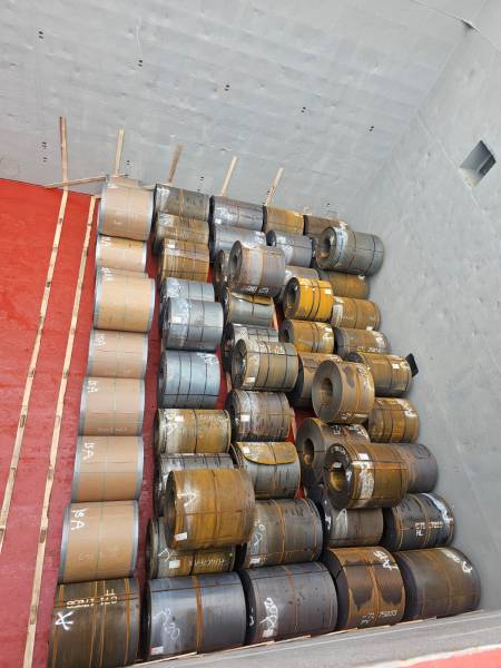 Réalisation d'un Tally à bord d'un navire de commerce.