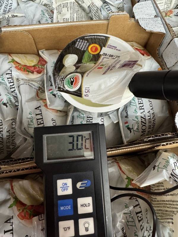 Expertise Transport Frigorifique – Mozzarella Bufala endommagée à Villars-les-Dombes (01, Auvergne-Rhône-Alpes)