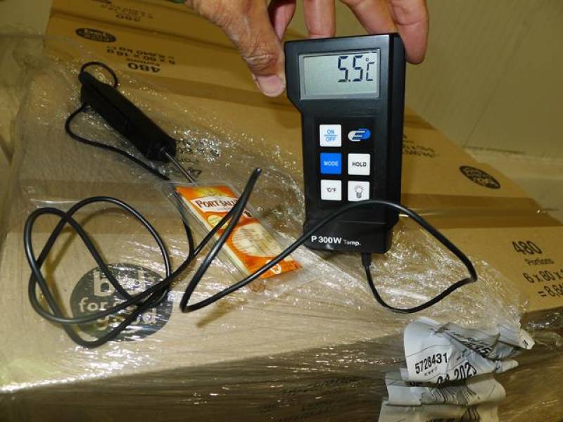 Dépotage et rempotage d'un conteneur contenant des produits laitier à Port Saint Louis dans la société LOGMAT