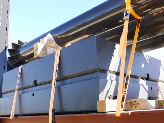 Contrôle arrimage et saisissage colis lourds Fos-sur-Mer