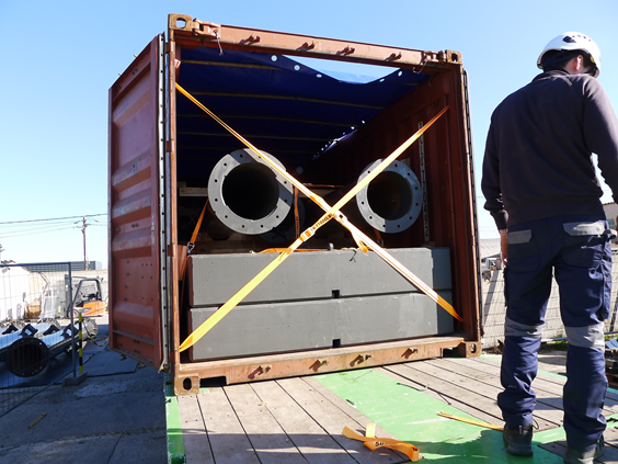 Contrôle arrimage et saisissage colis lourds Fos-sur-Mer