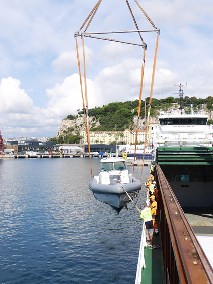 Surveillance et contrôle d'arrimage de bateaux de plaisance à Nice