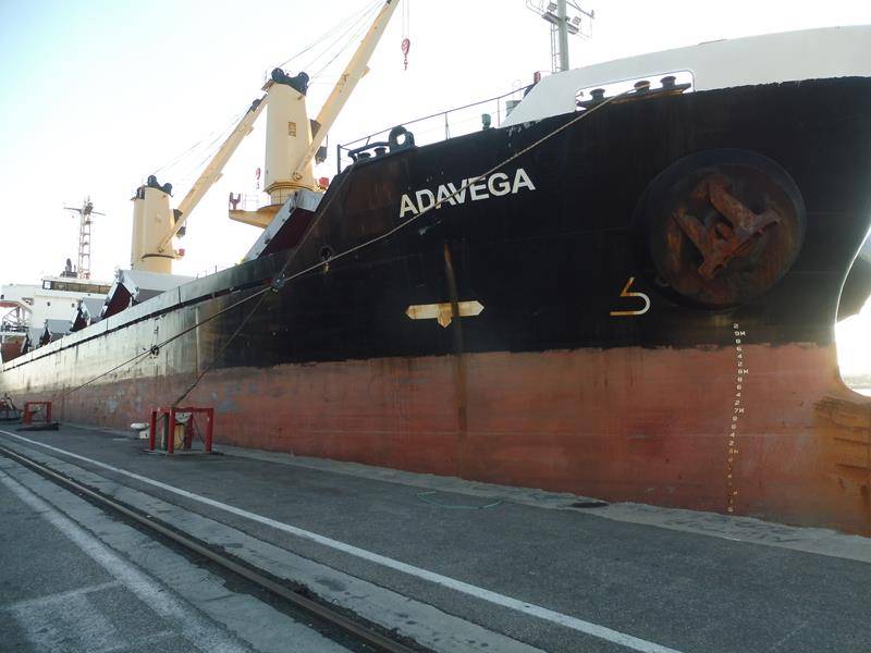 Navire à quai chez ArcelorMittal